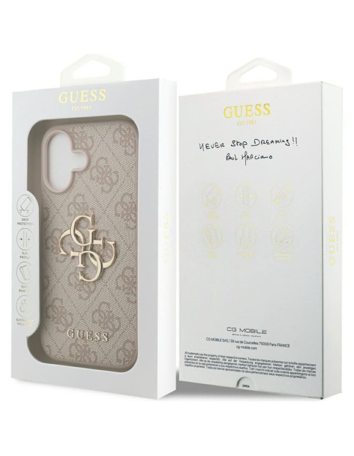 Guess 4G Big Logo Case for iPhone 17 - Pink Guess 4G Big Logo Case for iPhone 17 - Pink