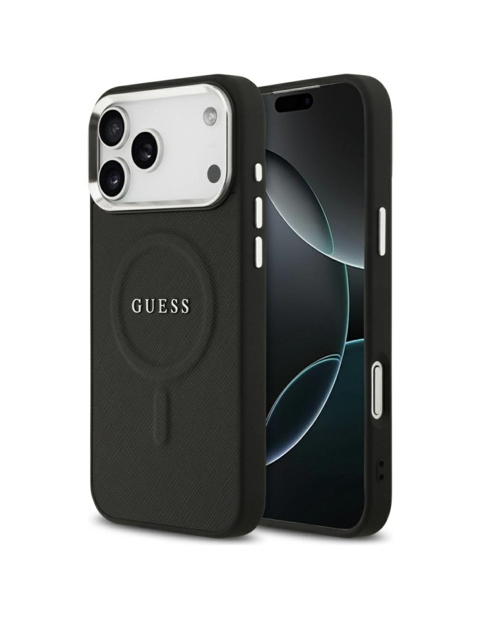 Guess Classic Logo MagSafe Case for iPhone 17 Pro Max - Black Guess Classic Logo MagSafe Case for iPhone 17 Pro Max - Black