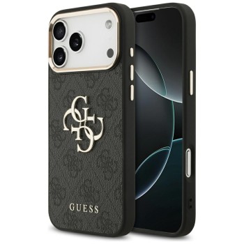Guess 4G Big 4G Classic Logo Case for iPhone 17 Pro Max - Black and Gold Guess 4G Big 4G Classic Logo Case for iPhone 17 Pro Max - Black and Gold