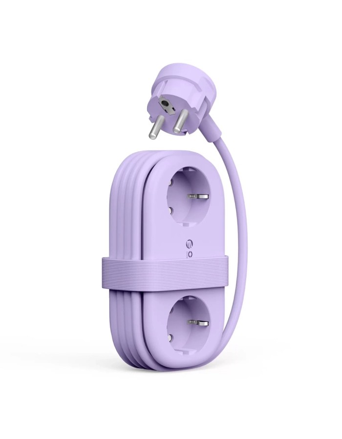 Orico AP3 65W GaN 6in1 Power Strip 2x AC + 2x USB-A + 2x USB-C - Purple Orico AP3 65W GaN 6in1 Power Strip 2x AC + 2x USB-A + 2x USB-C - Purple