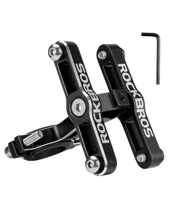 Rockbros KS-415 Aluminum Adjustable Bottle Cage Adapter - Black Rockbros KS-415 Aluminum Adjustable Bottle Cage Adapter - Black