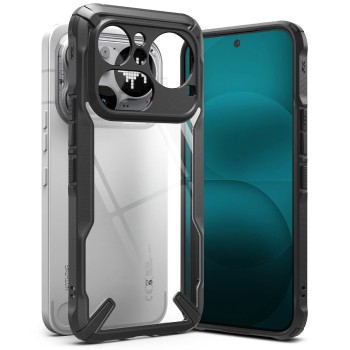 Ringke Fusion X case for Nothing Phone 4A Pro - transparent and black Ringke Fusion X case for Nothing Phone 4A Pro - transparent and black