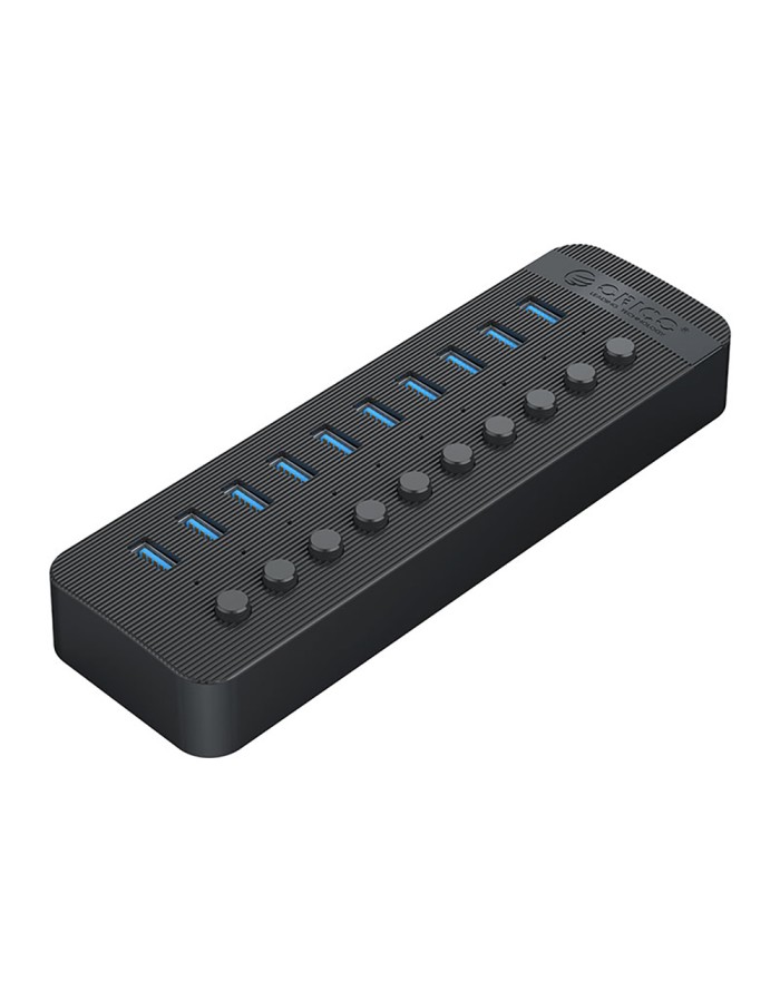 Orico CT2U3-10AB 10x USB-A 3.0 Hub with Switches - Black