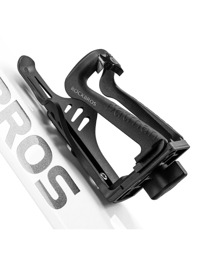 Rockbros 2-3D Adjustable Bottle Holder for Bikes and Motorcycles - Black Rockbros 2-3D Adjustable Bottle Holder for Bikes and Motorcycles - Black