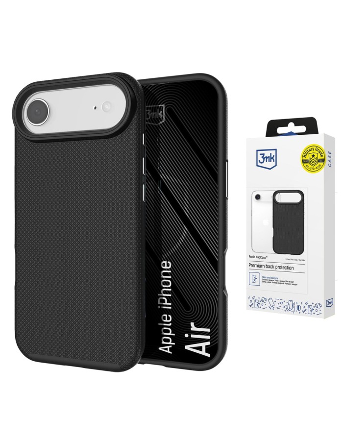 3mk Fortis MagCase for iPhone Air - Black