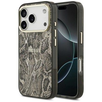 Guess Python Pattern MagSafe Case for iPhone 17 Pro - Brown Guess Python Pattern MagSafe Case for iPhone 17 Pro - Brown