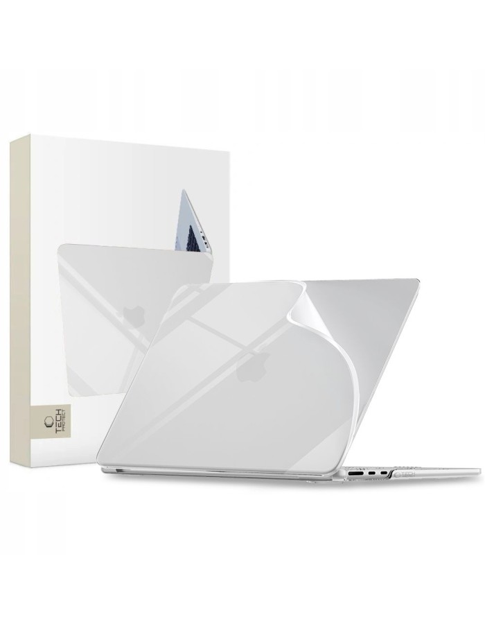 Tech-Protect Softshell Case for MacBook Air 15" 2023 / 2024 / 2025 / 2026 - Transparent