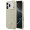 Guess Croco Triangle Logo MagSafe case for iPhone 17 Pro - gold Guess Croco Triangle Logo MagSafe case for iPhone 17 Pro - gold