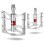 Rockbros JT410 4.10 4 Bearing Bicycle Pedals - Silver