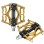 Rockbros JT201012LG 2010-12L Aluminum Platform Bicycle Pedals - Gold