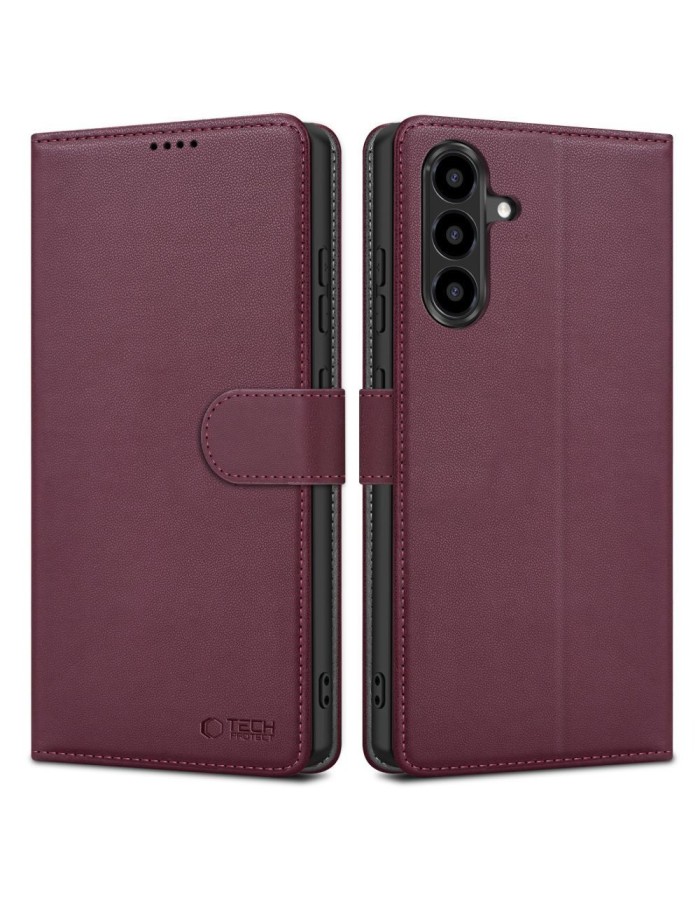 Tech-Protect Wallet Case for Samsung Galaxy A27 5G - Burgundy