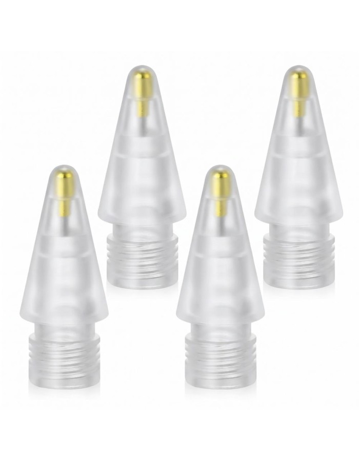 Tech-Protect Stylus Tips 4-Pack Replacement Tips for Apple Pencil - Clear Tech-Protect Stylus Tips 4-Pack Replacement Tips for Apple Pencil - Clear
