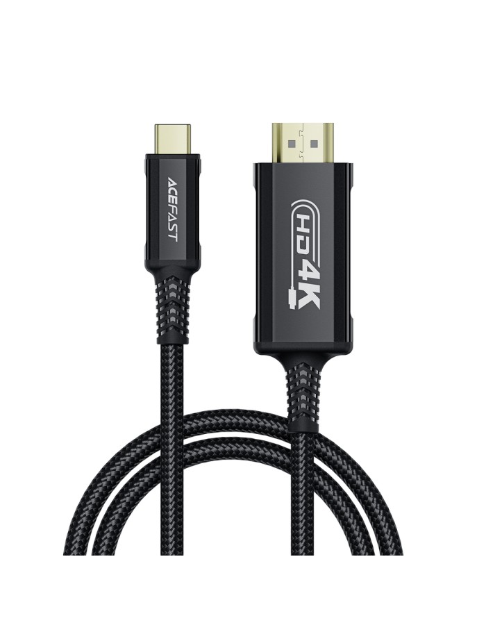 Acefast C1 USB-C/HDMI Video Cable 4K 60Hz HDR 1.8m - Black Acefast C1 USB-C/HDMI Video Cable 4K 60Hz HDR 1.8m - Black