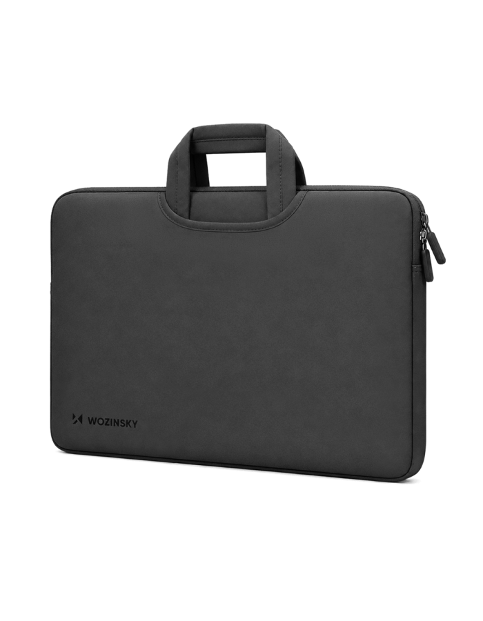 Wozinsky WNT-15B 15.6" Laptop Bag with Retractable Neoprene Handle - Black