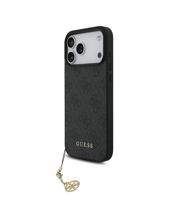 Guess 4G Charms Collection MagSafe case for iPhone 17 Pro Max - black Guess 4G Charms Collection MagSafe case for iPhone 17 Pro Max - black