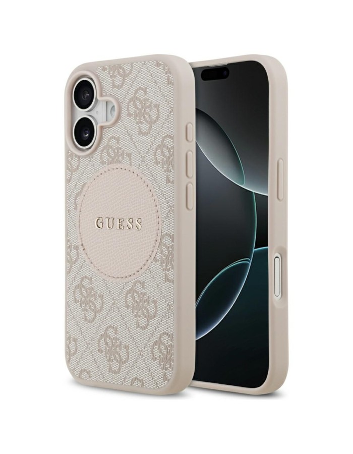Guess 4G Circle Classic Logo MagSafe Case for iPhone 17 - Pink Guess 4G Circle Classic Logo MagSafe Case for iPhone 17 - Pink