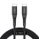 Tech-Protect Ultraboost UB11T USB-C / USB-C PD 240W / QC3.0 Cable 200 cm - Black