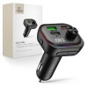 Tech-Protect CC07 3-Port PD 54W Car Charger + Bluetooth FM Transmitter - Black Tech-Protect CC07 3-Port PD 54W Car Charger + Bluetooth FM Transmitter - Black