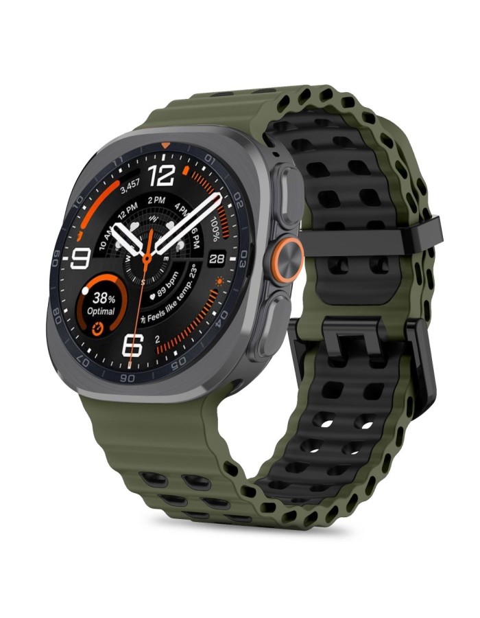Tech-Protect Iconband Pro for Samsung Galaxy Watch Ultra 47mm - Green/Black Tech-Protect Iconband Pro for Samsung Galaxy Watch Ultra 47mm - Green/Black