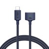 Tech-Protect MMC01 Ultraboost USB-C / USB-C MagSafe 3 140W 200cm Cable for MacBook - Navy Blue