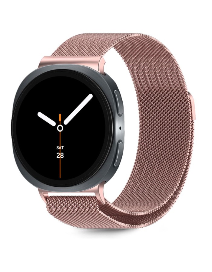 Tech-Protect Stainless Steel Strap for Samsung Galaxy Watch 40/44/46 mm - Pink