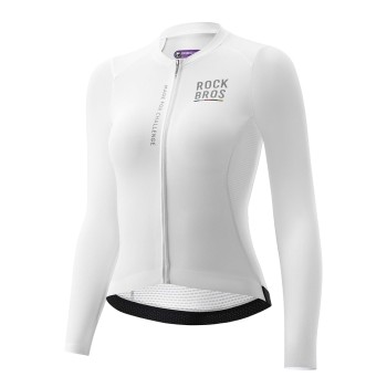 Rockbros 15110012003 ROAD TO SKY women&amp;#39;s cycling jersey long sleeve S - white