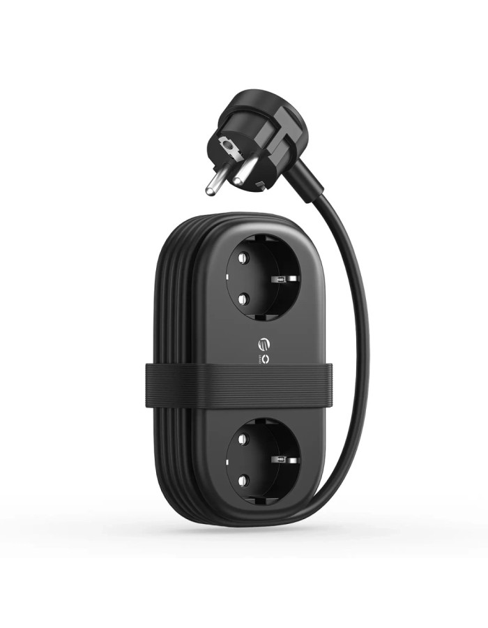 Orico AP3 65W GaN 6in1 Power Strip 2x AC + 2x USB-A + 2x USB-C - Black
