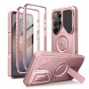Tech-Protect Kevlar MagSafe 2-Set Case for Samsung Galaxy S26 Ultra - Pink Tech-Protect Kevlar MagSafe 2-Set Case for Samsung Galaxy S26 Ultra - Pink
