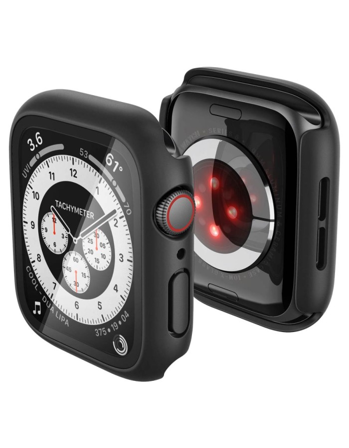 Spigen Thin Fit 360 Case for Apple Watch 44mm - Black Spigen Thin Fit 360 Case for Apple Watch 44mm - Black
