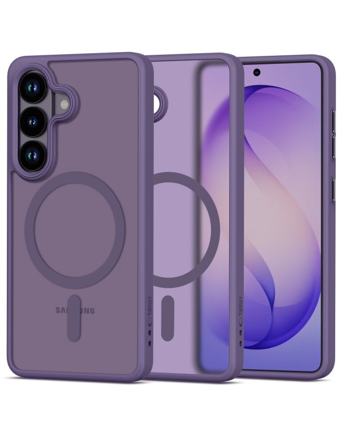 Tech-Protect Magmat MagSafe Case for Samsung Galaxy S26 - Matte Purple Tech-Protect Magmat MagSafe Case for Samsung Galaxy S26 - Matte Purple