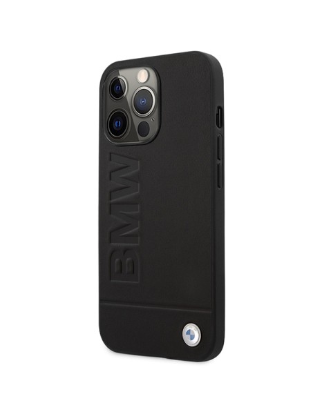 Etui BMW BMHMP14LSLLBK iPhone 14 Pro 6,1" czarny/black hardcase Signature Logo Imprint Magsafe