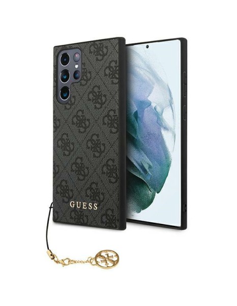 Guess 4G Charms Collection case for Samsung Galaxy S24 Ultra - black Guess 4G Charms Collection case for Samsung Galaxy S24 Ultra - black