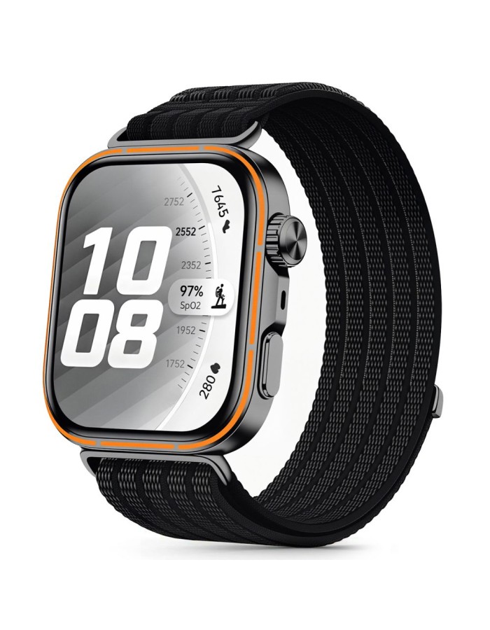 Tech-Protect Nylon Strap for Huawei Watch Fit 3 / 4 / 4 Pro / 5 / 5 Pro - Black Tech-Protect Nylon Strap for Huawei Watch Fit 3 / 4 / 4 Pro / 5 / 5 Pro - Black