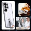 Hybrid Armor X Case for Samsung Galaxy S26 Ultra with Stand, Compatible with MagSafe - Transparent