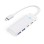 Orico PAPW2AC-C3 USB Hub 4-port 2x USB-A 3.0 1x USB-C 3.0 with USB-C PD 100W charging 0.15m - white