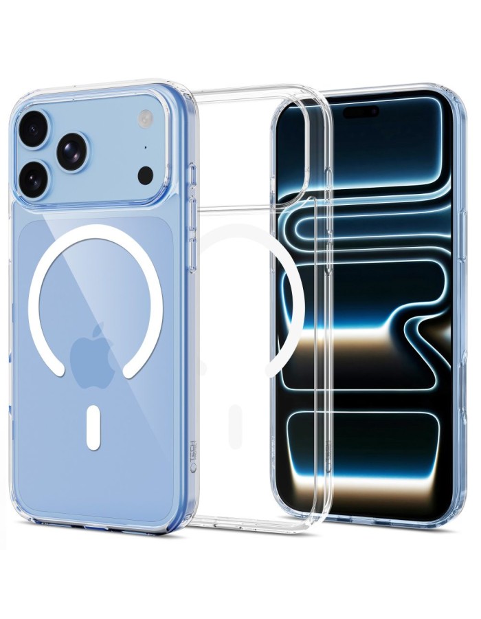 Tech-Protect FlexAir Hybrid MagSafe Case for iPhone 17 Pro / 18 Pro - Clear Tech-Protect FlexAir Hybrid MagSafe Case for iPhone 17 Pro / 18 Pro - Clear