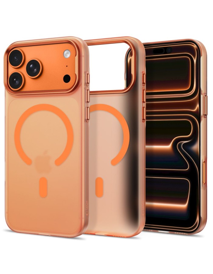 Tech-Protect MagZero MagSafe case for iPhone 17 Pro / 18 Pro - matte orange Tech-Protect MagZero MagSafe case for iPhone 17 Pro / 18 Pro - matte orange