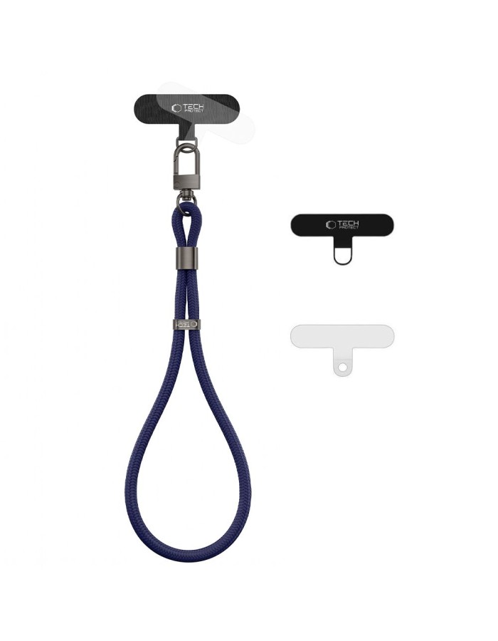 Tech-Protect C11S Rope Wrist Strap for Phone - Navy Blue Tech-Protect C11S Rope Wrist Strap for Phone - Navy Blue