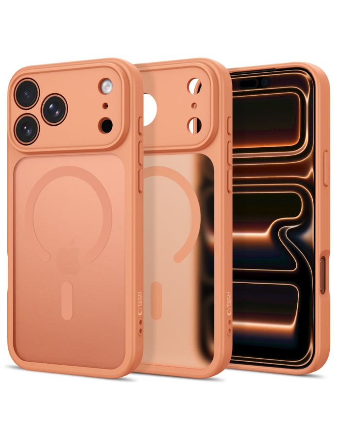 Tech-Protect BasicMag MagSafe Case for iPhone 17 Pro Max / 18 Pro Max - Matte Orange Tech-Protect BasicMag MagSafe Case for iPhone 17 Pro Max / 18 Pro Max - Matte Orange