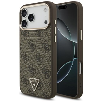Guess 4G Triangle Logo MagSafe Case for iPhone 17 Pro Max / 18 Pro Max - Brown