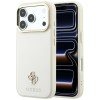 Guess Saffiano Small 4G & Classic Logo MagSafe case for iPhone 17 Pro Max / 18 Pro Max - beige Guess Saffiano Small 4G & Classic Logo MagSafe case for iPhone 17 Pro Max / 18 Pro Max - beige