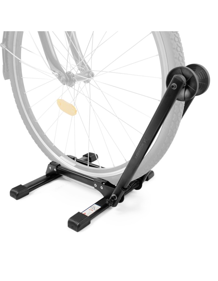 Wozinsky WSR-03 Folding Bike Stand for 20-29 Inch Bikes with Wheel Support - Black