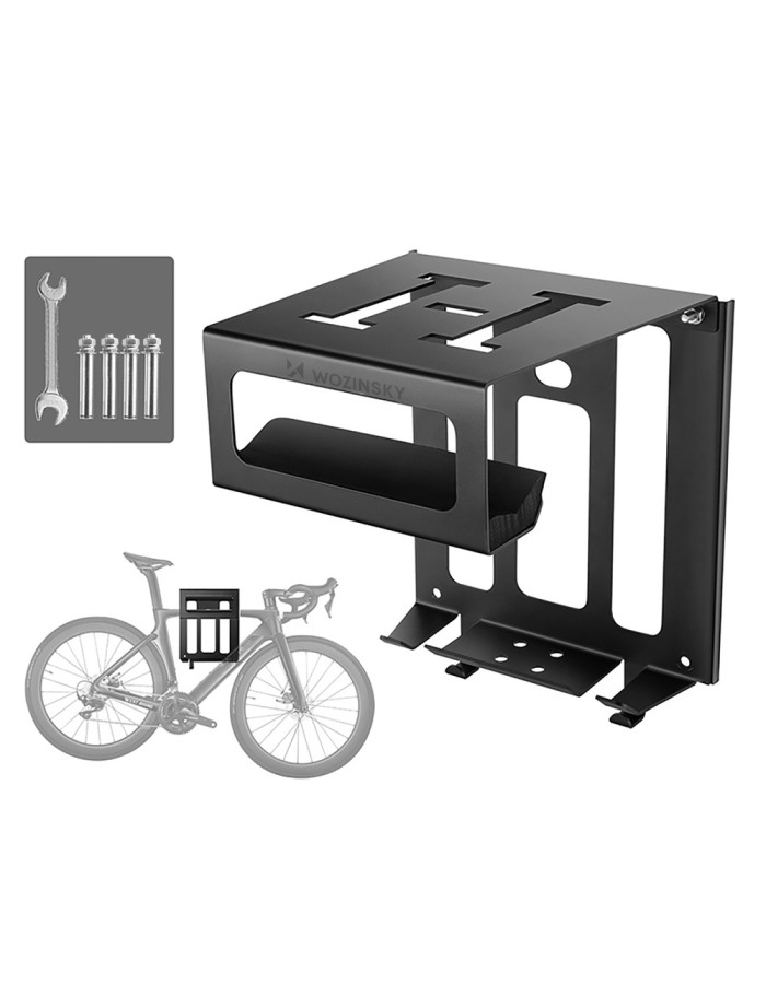 Wozinsky WSW-02S Bike Hanger for 16-29" Bikes with Mounting Kit - Black Wozinsky WSW-02S Bike Hanger for 16-29" Bikes with Mounting Kit - Black