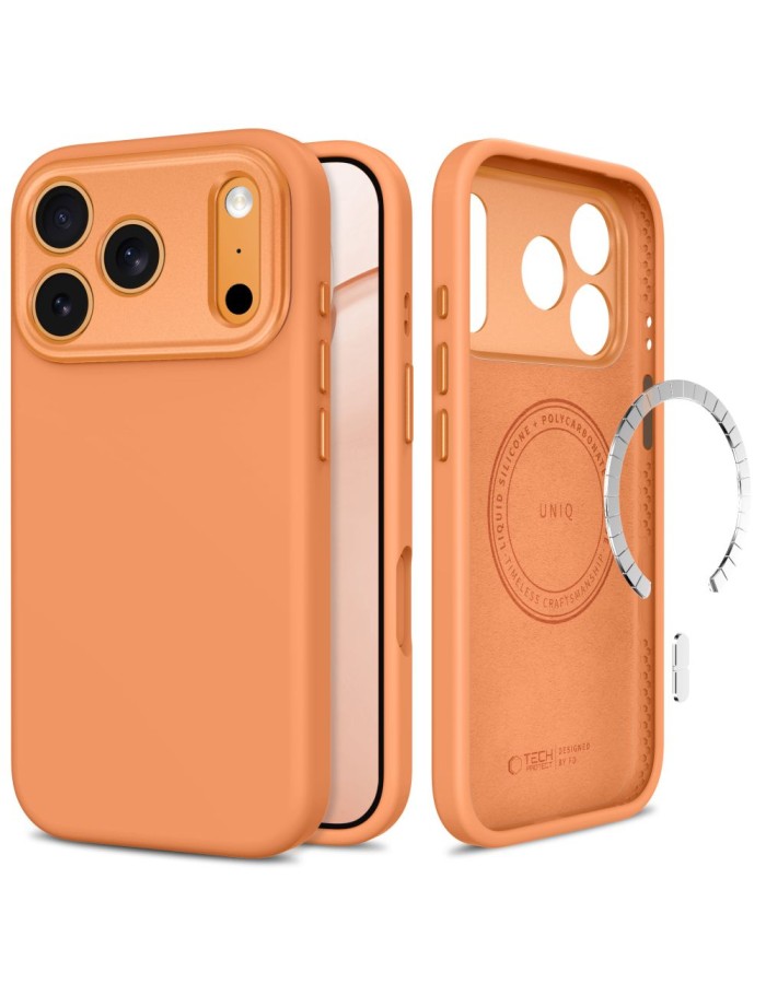 Tech-Protect Uniq MagSafe CC Case for iPhone 18 Pro Max / 17 Pro Max - Orange Tech-Protect Uniq MagSafe CC Case for iPhone 18 Pro Max / 17 Pro Max - Orange