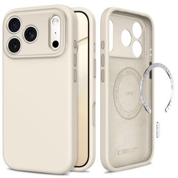 Tech-Protect Uniq MagSafe CC Case for iPhone 18 Pro Max / 17 Pro Max - Beige