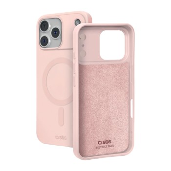 SBS Instinct Mag Case for iPhone 18 Pro / 17 Pro Compatible with MagSafe - Pink