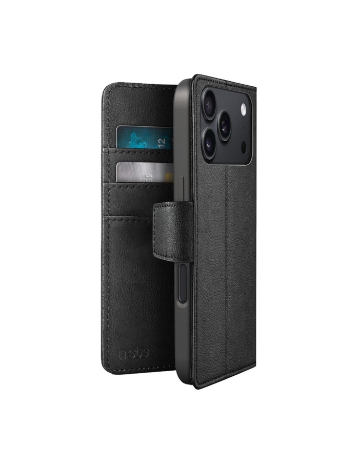 SBS Wallet Classic Case for iPhone 18 Pro Max with Wallet and Stand - Black SBS Wallet Classic Case for iPhone 18 Pro Max with Wallet and Stand - Black