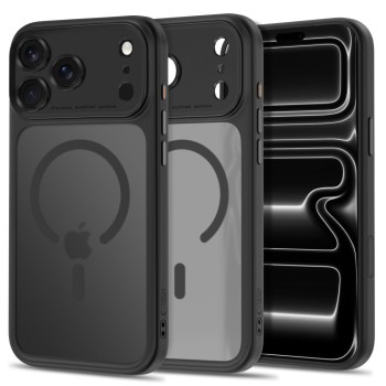Tech-Protect MagPeak MagSafe CC Case for iPhone 18 Pro Max / 17 Pro Max - Matte Black