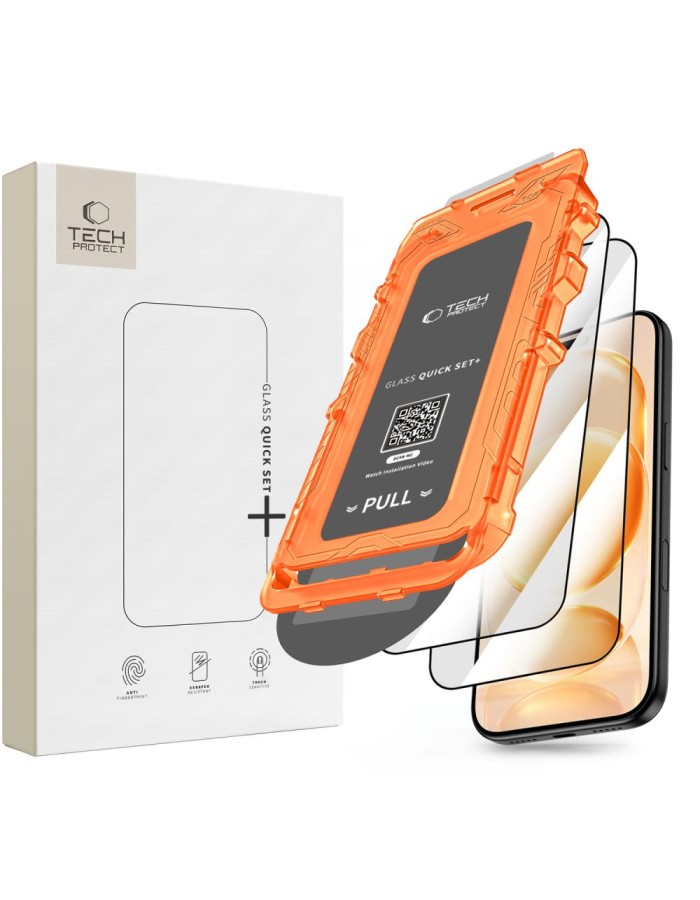 Tech-Protect Quick Set+ 2-Pack Tempered Glass for iPhone 18 Pro / 17 Pro