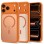 Tech-Protect MagPeak MagSafe CC Case for iPhone 18 Pro Max / 17 Pro Max - Matte Orange